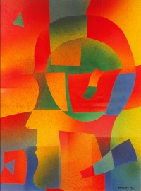 Artist : George Mailhot<br> Title : Untitled II <br> Medium: Mixed Media on Paper<br> Size : 30 x 21 inches<br> Year : 1993