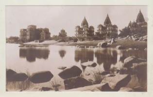 View of Jain Temples, 7 x 9.8 inches