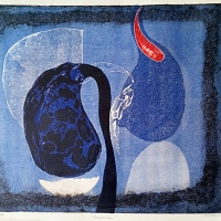 Anupam Sud, Germination, Collograph, Proof, 46 x 50 cms, 1967,