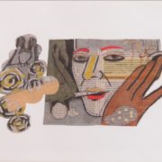 Banoj Mohanty, Untitled, Mix media on paper, 11.5 x 17.5 inch, 2014