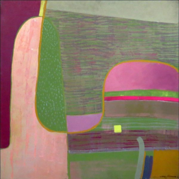 Carmen Poenaru , The Garden, Acrylic on Canvas, 36 x 36 inch, 2001