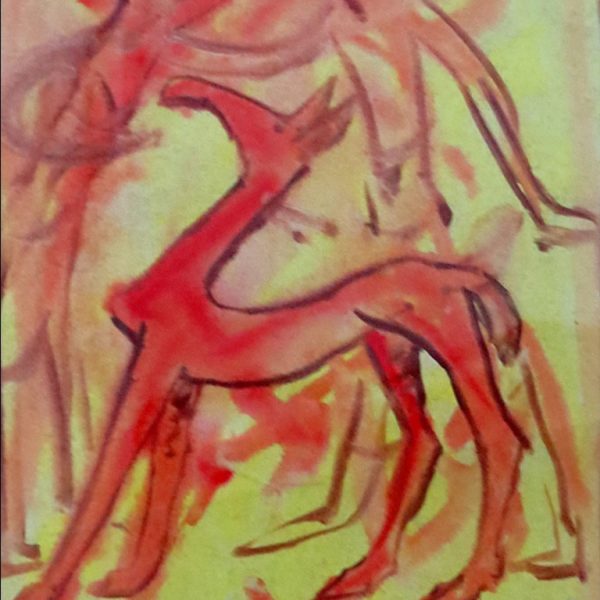Gobardhan Ash, Untitled, watercolor on Paper, 11 x 8.5 inch, 1984