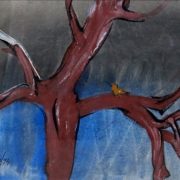 Gopal Ghosh , Untitled, Watercolor on paper, 14.5 x 22 inch, 1974
