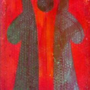 Lee Waisler, Untitled, Wax on canvas, 24 x 16 inch