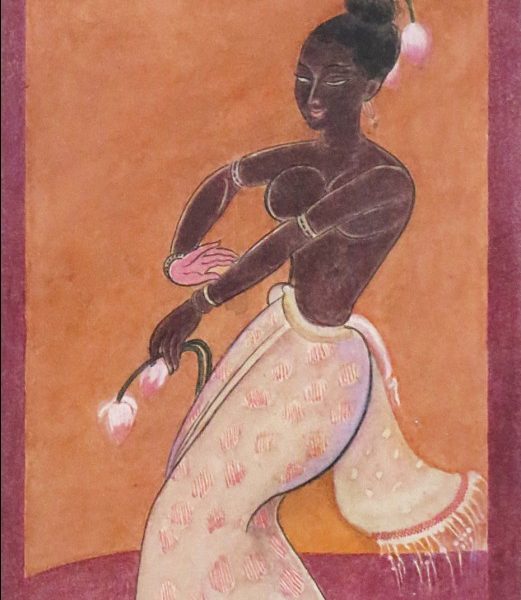 Pran Krishna Pal, Untitled, Watercolor on paper, 10.5 x 5.5 inch